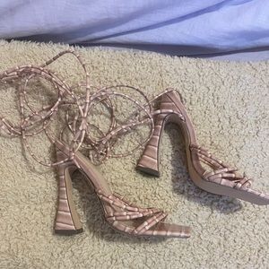 Glamorous Bamboo Heels